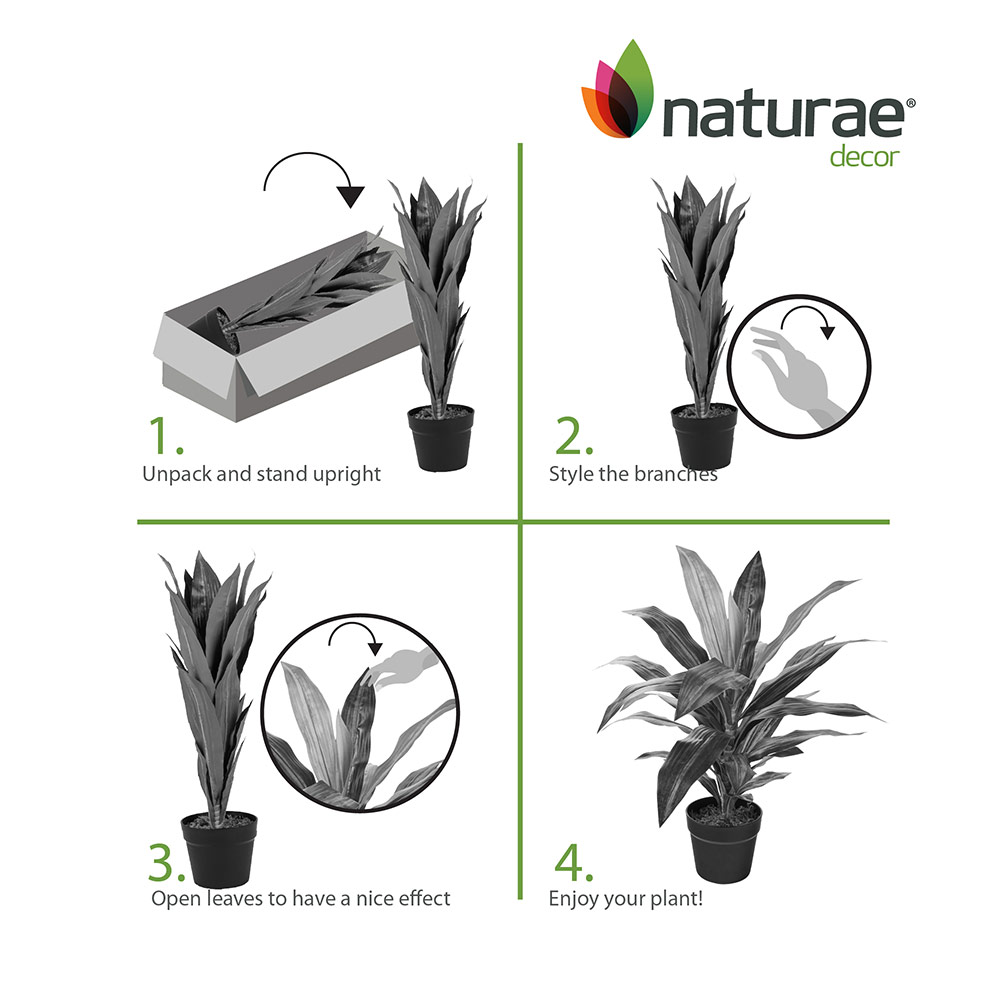 Artificial Dracaena Indoor 25-in - Image 4