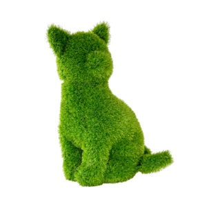 Turf Topiary 22-in Sitting Cat